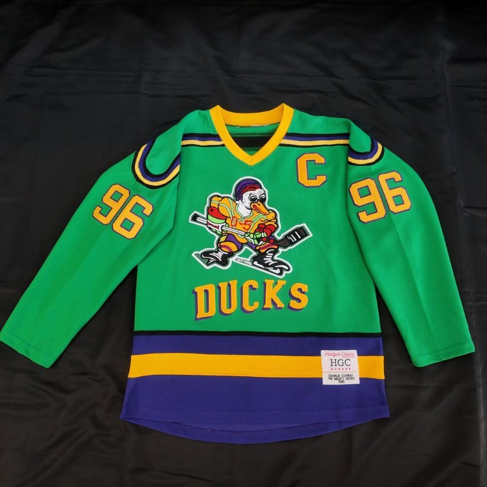 HeadGear Classics Mighty Ducks (Movie) Charlie Conway Jersey